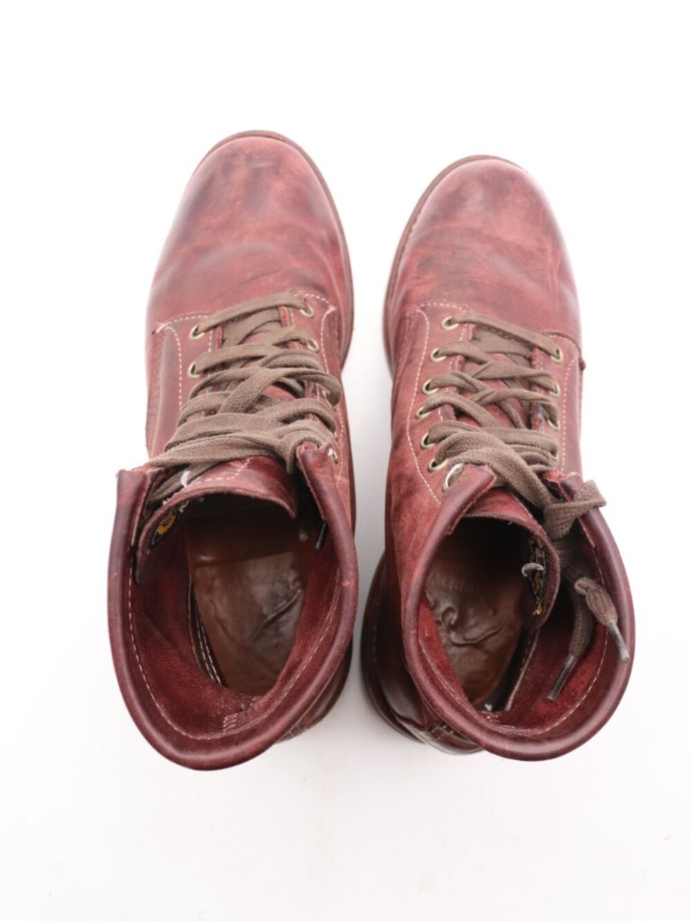 Chippewa 1901 Ankle Boots Men's Size 10.5 Burgundy Leather Lace Up USA - Picture 7 of 15